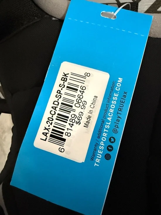 Cadet Protective Chest Protector Vest - Black & Gray Lacrosse - Picture 6 of 7